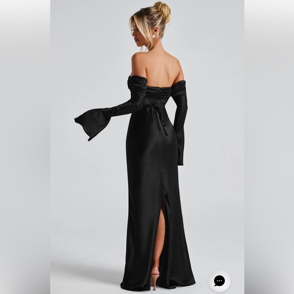 NWT Babyboo SELENE MAXI DRESS - BLACK - Picture 2 of 6